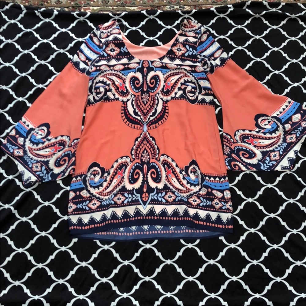 Flare Sleeve Dress